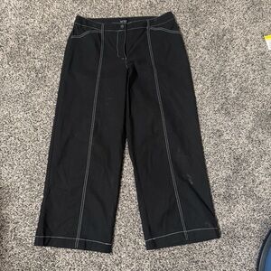 Nicole Miller Black Y2K Wide-Leg Jeans women’s Size 12